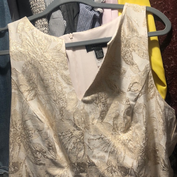 Beige and gold dress - Picture 6 of 11